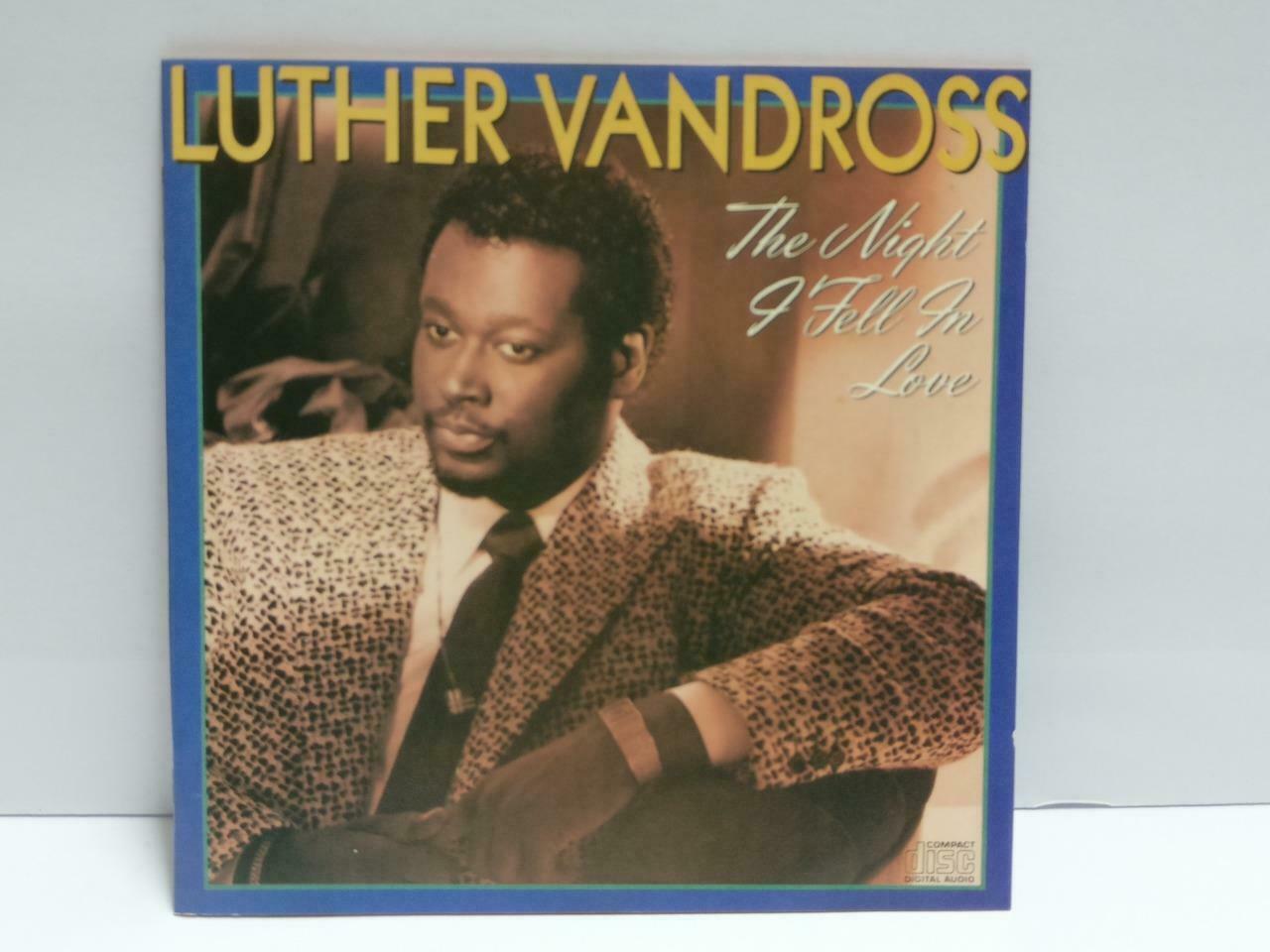 Luther Vandross The Night I Fell In Love 1985 Rare Japan English CD (CDS195)