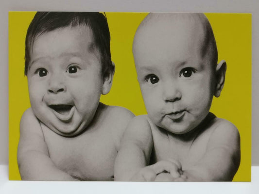 LUCKYPIGEON888 IKEA Cute Toddler Baby Boys 1999 Singapore Ad Postcard (E0254)