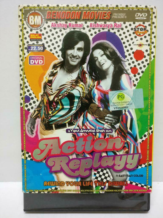 Bollywood Movie Action Replayy Akshay Kumar Malaysia DVD Engltsh Sub (DVD112)
