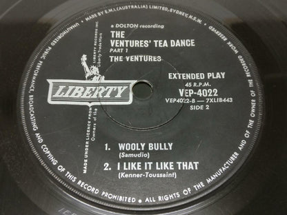 The Ventures A Go Go Tea Dance La Bamba Australia Liberty 7" EP (EP091)