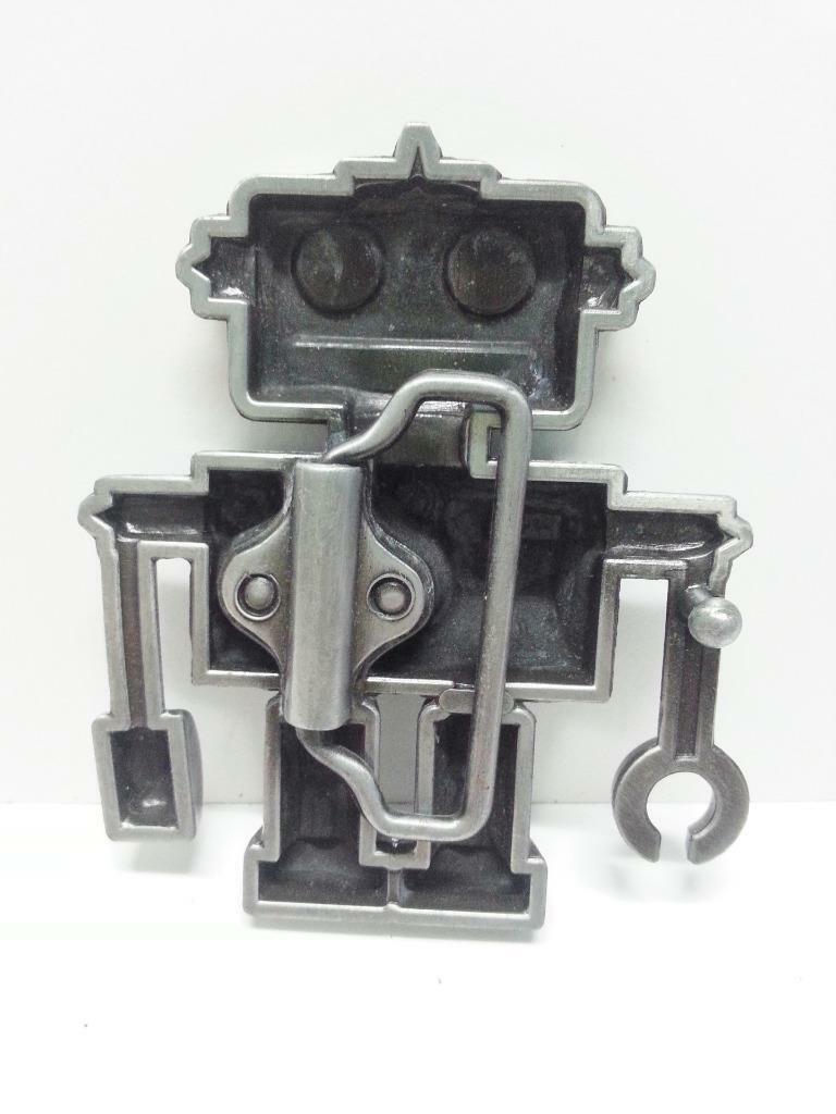 Rare Japan Robot Heavy Metal Belt Buckle (A1141)