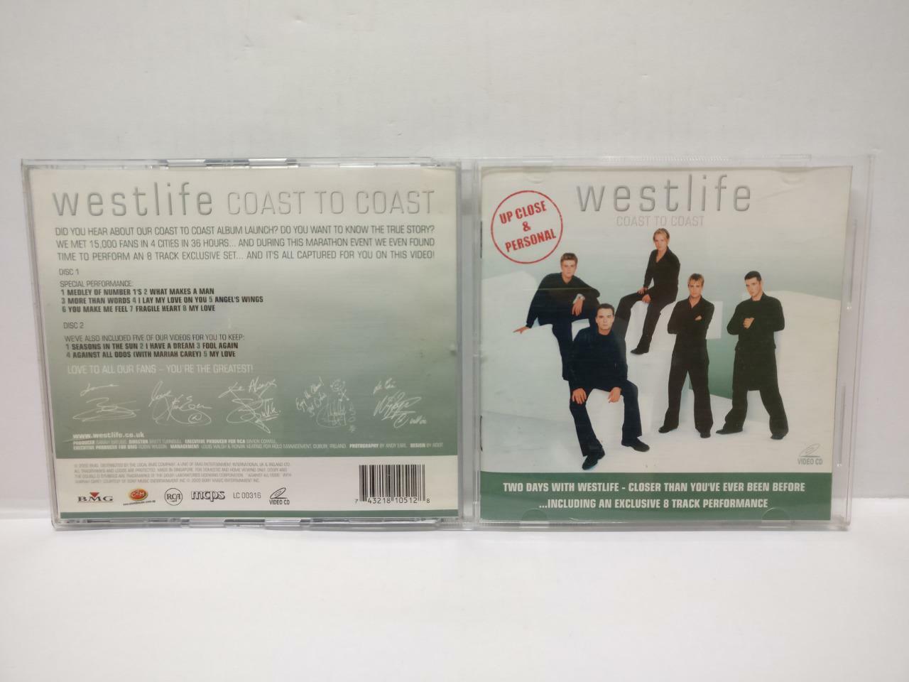 LK888 Westlife Rare 2000 Singapore 2x VCD Video CD (743218) (CD407)