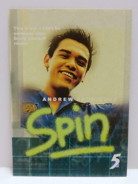 LUCKYPIGEON888 Singapore Spin TV Drama Rodney Oliveiro 1999 Postcard (E0300)