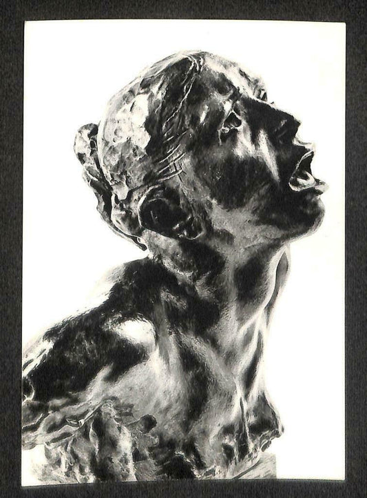 LUCKYPIGEON Auguste Rodin Le Cri The Scream Sculptor Statue Postcard (C1813)