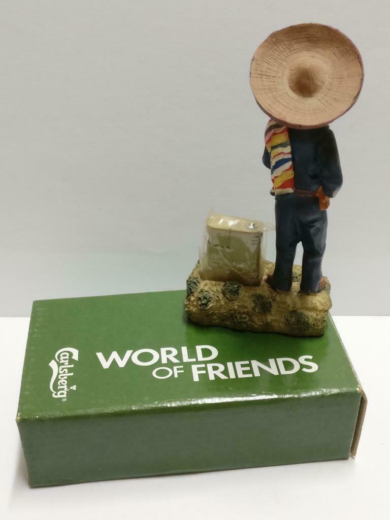 Unused Vintage Carlsberg Mexican Man Costume Lighter Display In Box (A2156) *2