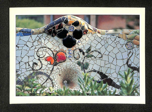 LUCKYPIGEON El Modernisme Architecture Mosaic Art Collage Spain Postcard (C1570)