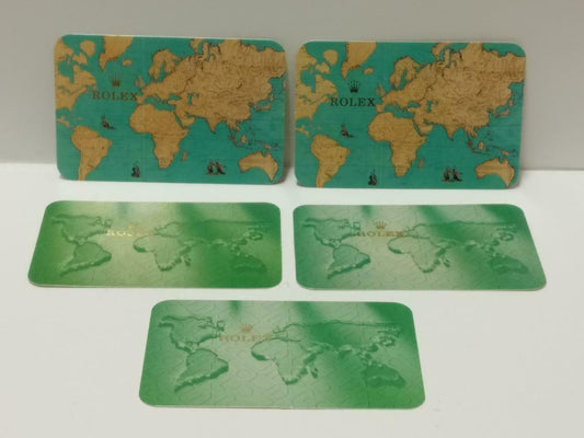 Vintage Rolex 1999 To 2004 Calendar Card x5 F/S (A2419)