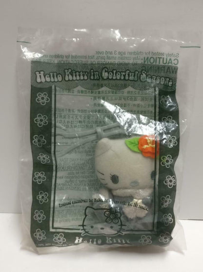 McDonald's Sealed Happy Meal Hello Kitty Malaysia 2001 Plush Toy F/S PTY202