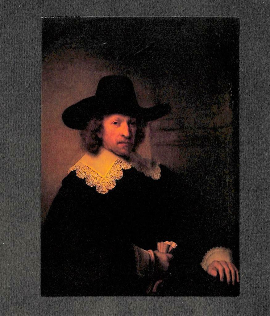 LUCKYPIGEON Rembrandt Portrait De Nicolaas Van Bambeeck Postcard (C1735)