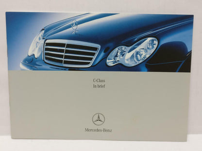 Rare Mercedes-Benz C-Class Catalog Booklet Owner's Manual DVD (A2093)